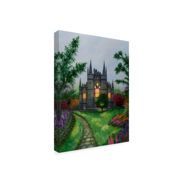 Bonnie B Cook 'Church Garden' Canvas Art,35x47